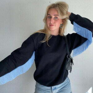 Sweater Black - Blue