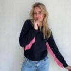 Sweater Black - Pink