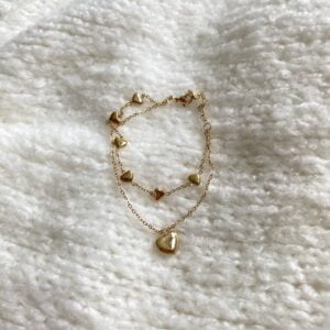 love me bracelet gold